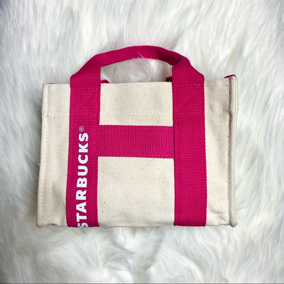 🧡NEW💚Starbucks Taiwan Ruby Pink Studded and tote - Picture 8 of 11